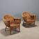 Vintage bamboo and wicker armchairs, Italy, 1950s-1960s.