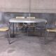 Table formica et chaises par American Fixture, 1950