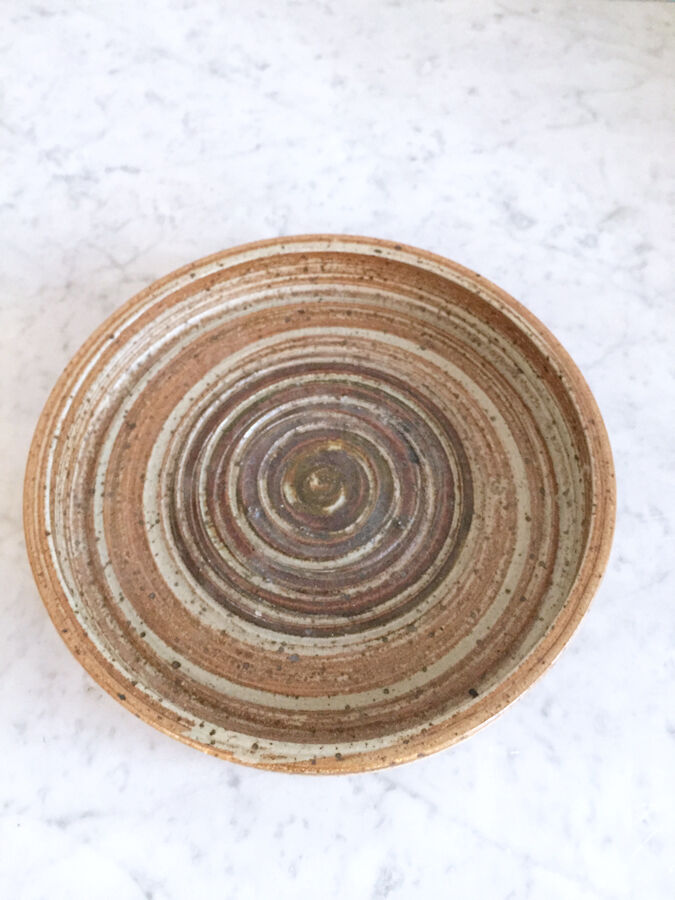 Scandinavian sandstone dish, 1970