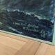 Oil on canvas, Maritime landscape, Old signed painting