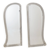 Set of two mirrors in pine frame, Danish design, 1960s, production: Denmark