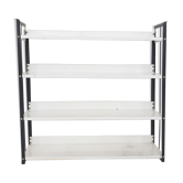 Black and white metal book shelves attrb. to Tomado, Holland, 1950's