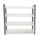 Black and white metal book shelves attrb. to Tomado, Holland, 1950's