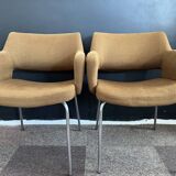 Paire de fauteuils vintage – Style Eero Saarinen – Années 60/70