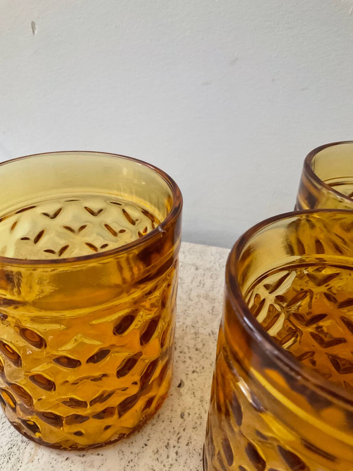 Série de 6 verres Pernod des années 70