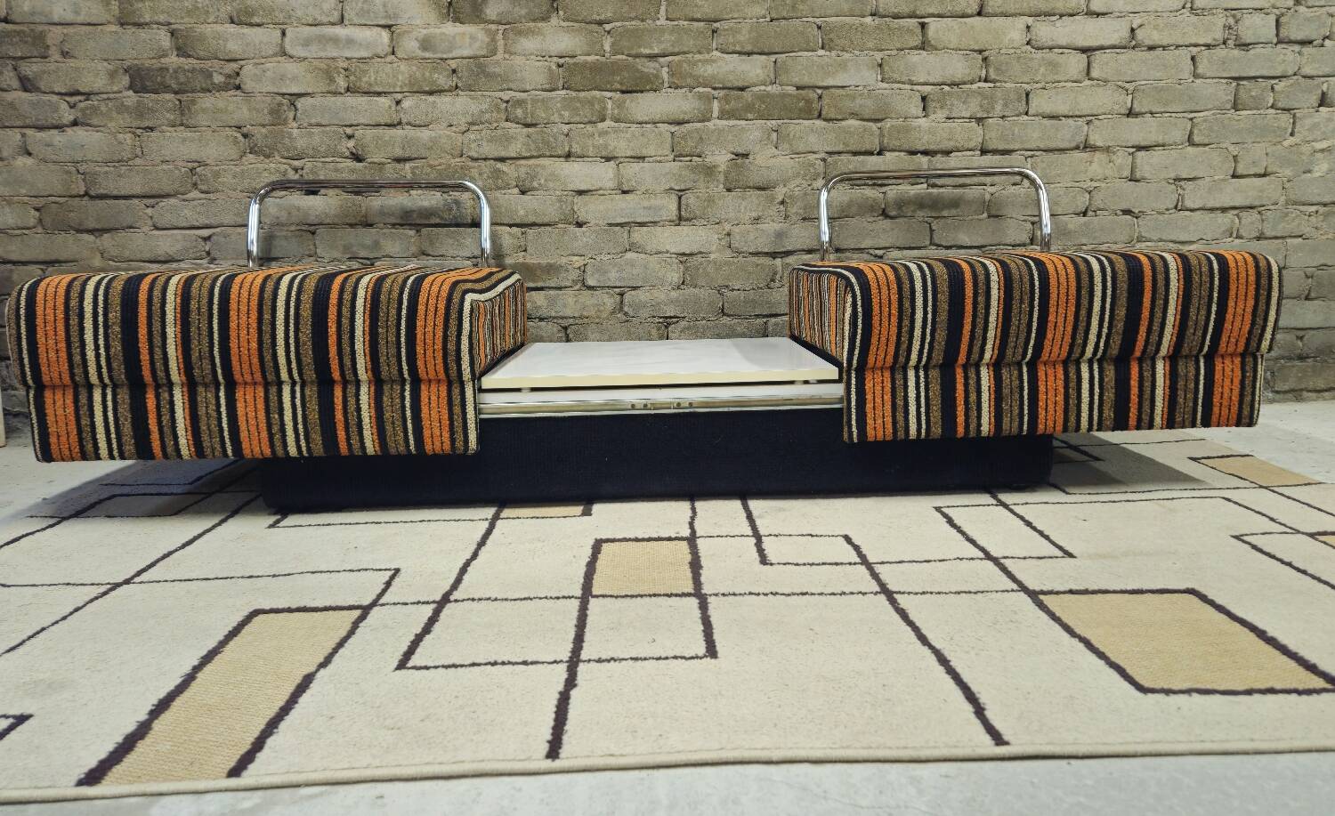 Daybed canapé modulable 1970 vintage