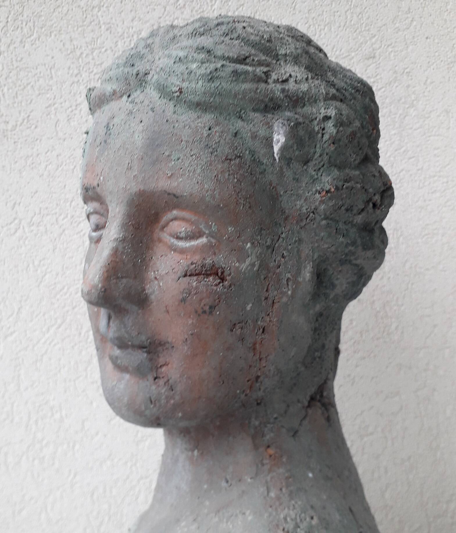 Terracotta bust