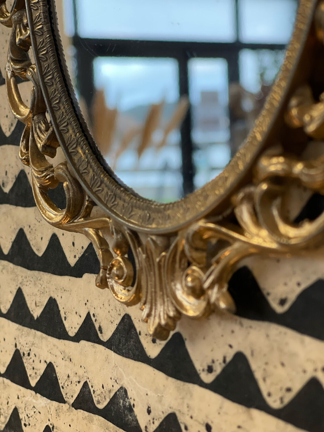 Italian mirror, 25x18 cm