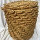 Vintage woven straw basket