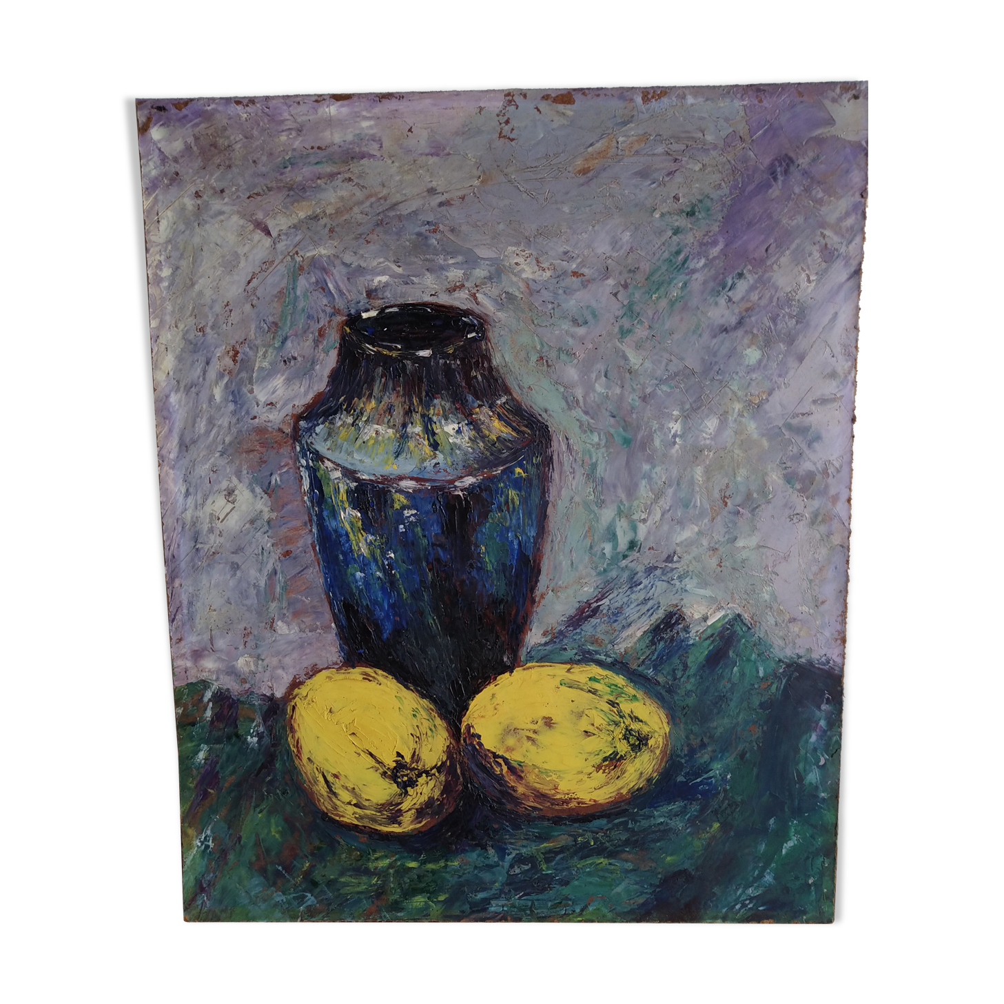Still life with lemons