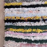 Moroccan carpet Boucherouite colored - 104 x 196 cm