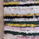 Moroccan carpet Boucherouite colored - 104 x 196 cm