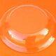 1950s deep serving dish transparent glass duralex made in france
