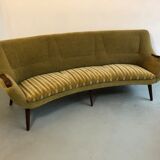 Fifties curved sofa