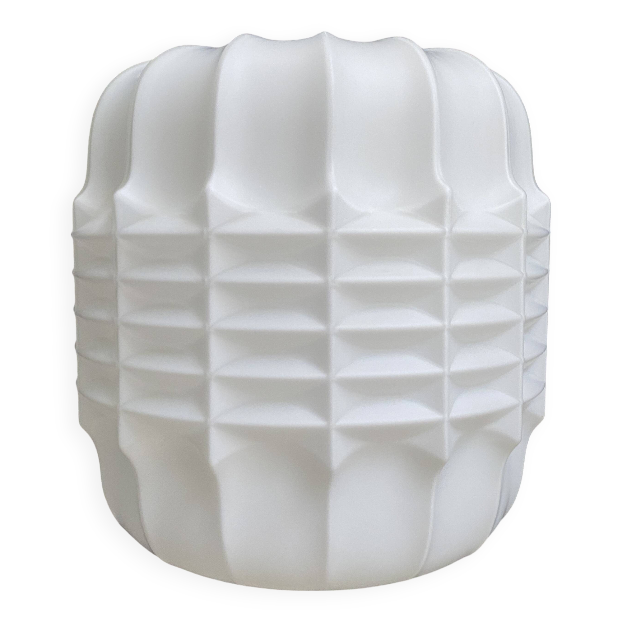 Opaline pendant lamp 1960s brutalist style