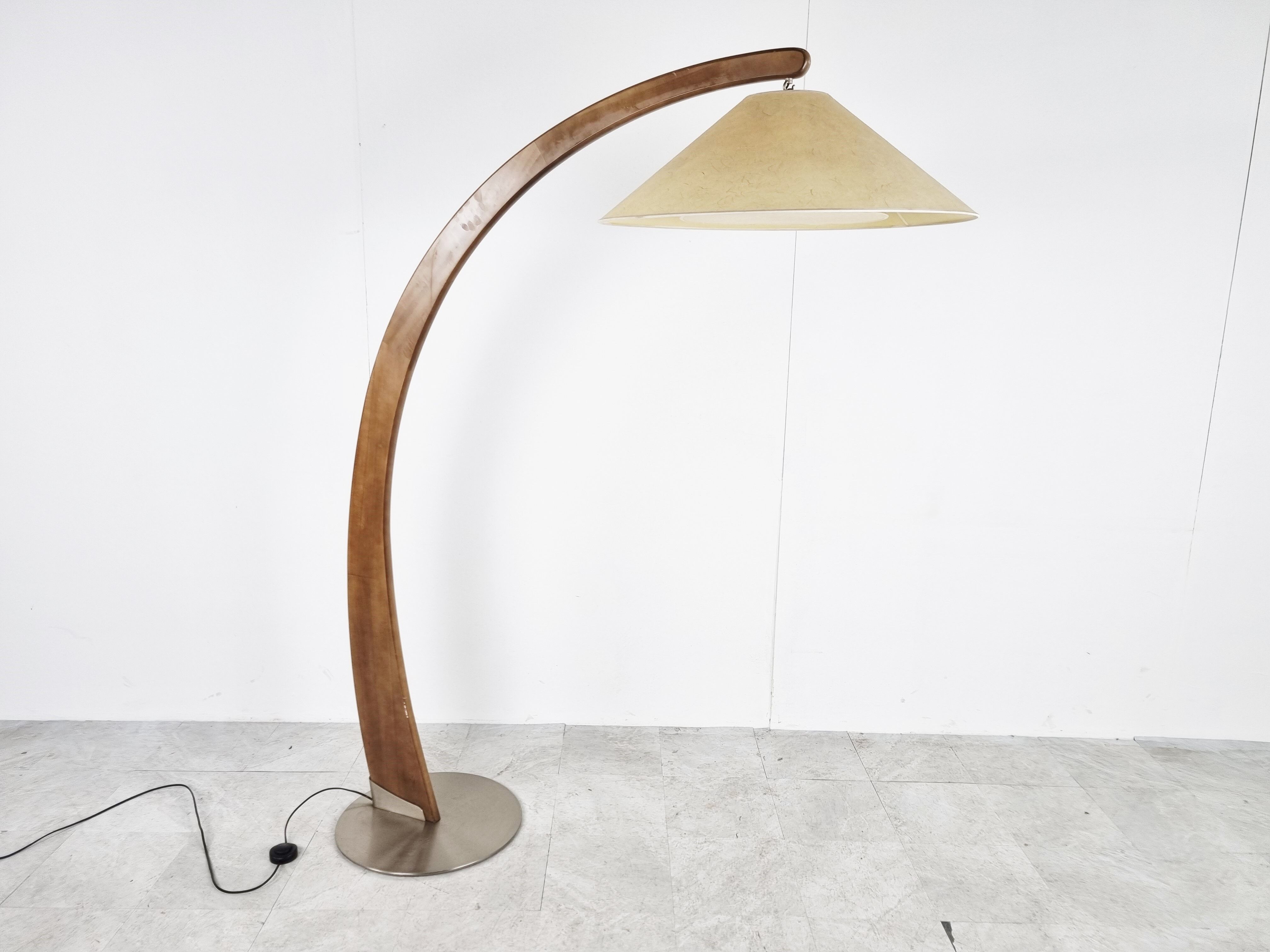 Natuzzi floor lamp, 1990s