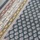 Beautiful vintage oriental rug with mainly blue colours 195x147cm
