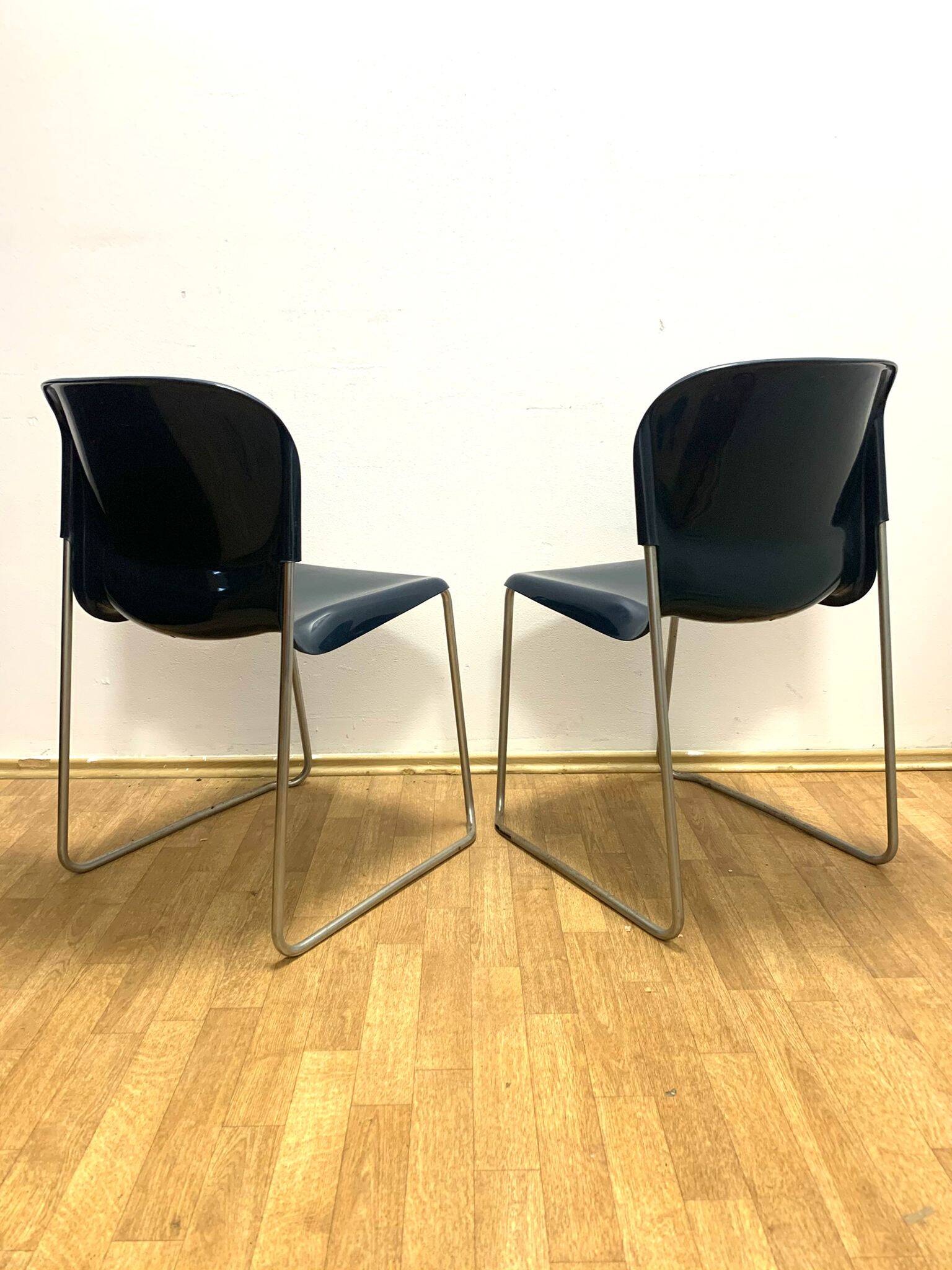 Chaise rétro Drabert SM400K, Allemagne de l'Ouest, années 1980, lot de 2