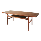 Table basse en teck des années 50, Arrebo Møbler, conçue par Robert Christense.