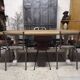 Dining table monastery farmhouse oak old patina shabby chic gustavian
