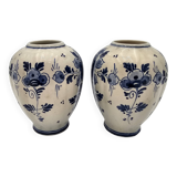 Paire de vases Delft