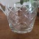 Chiseled/cut crystal pitcher