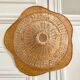 Hanging flower in wicker rattan