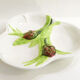 Dish dabbling artichokes