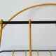 Black and yellow metal magazine holder 70s