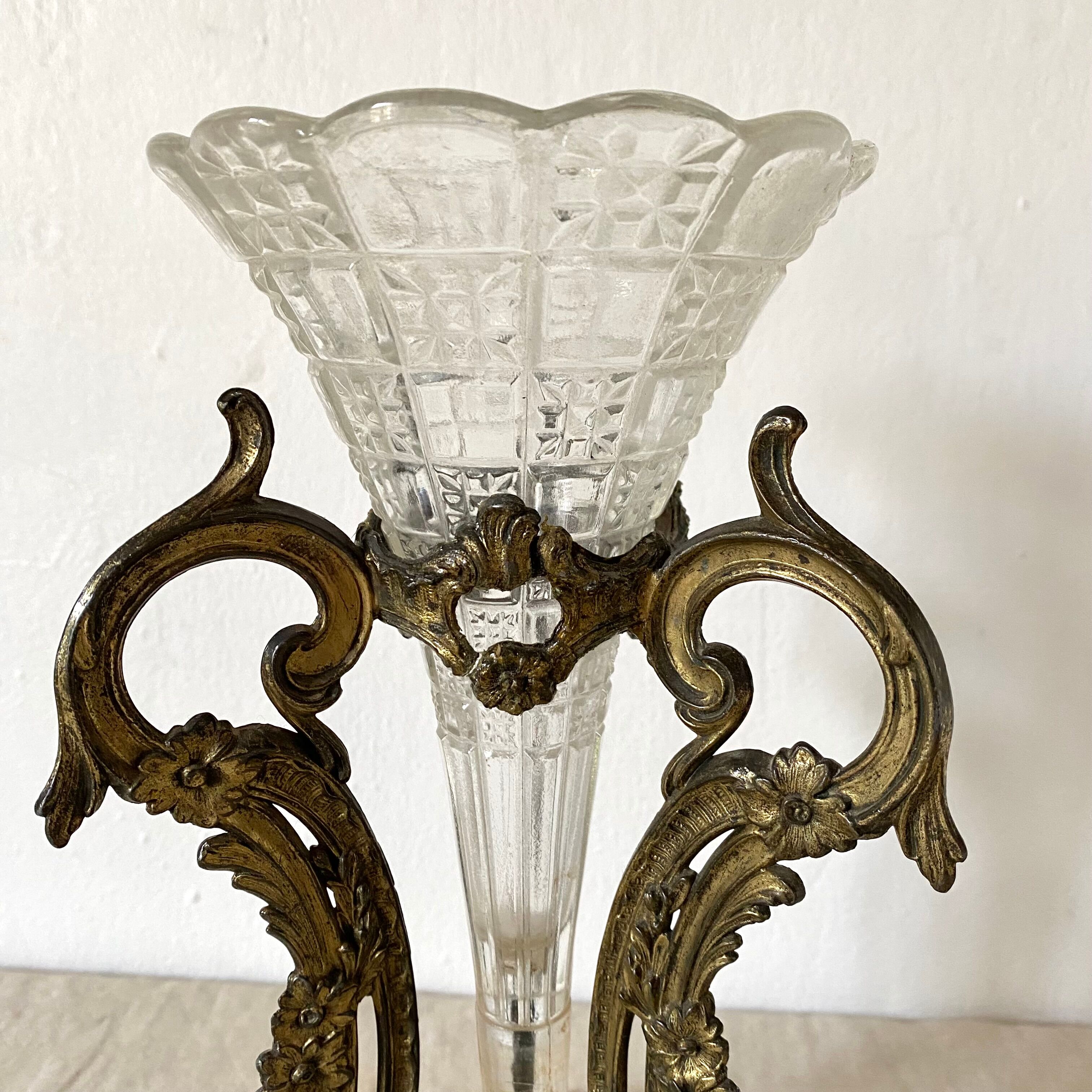 Art nouveau cornet vase