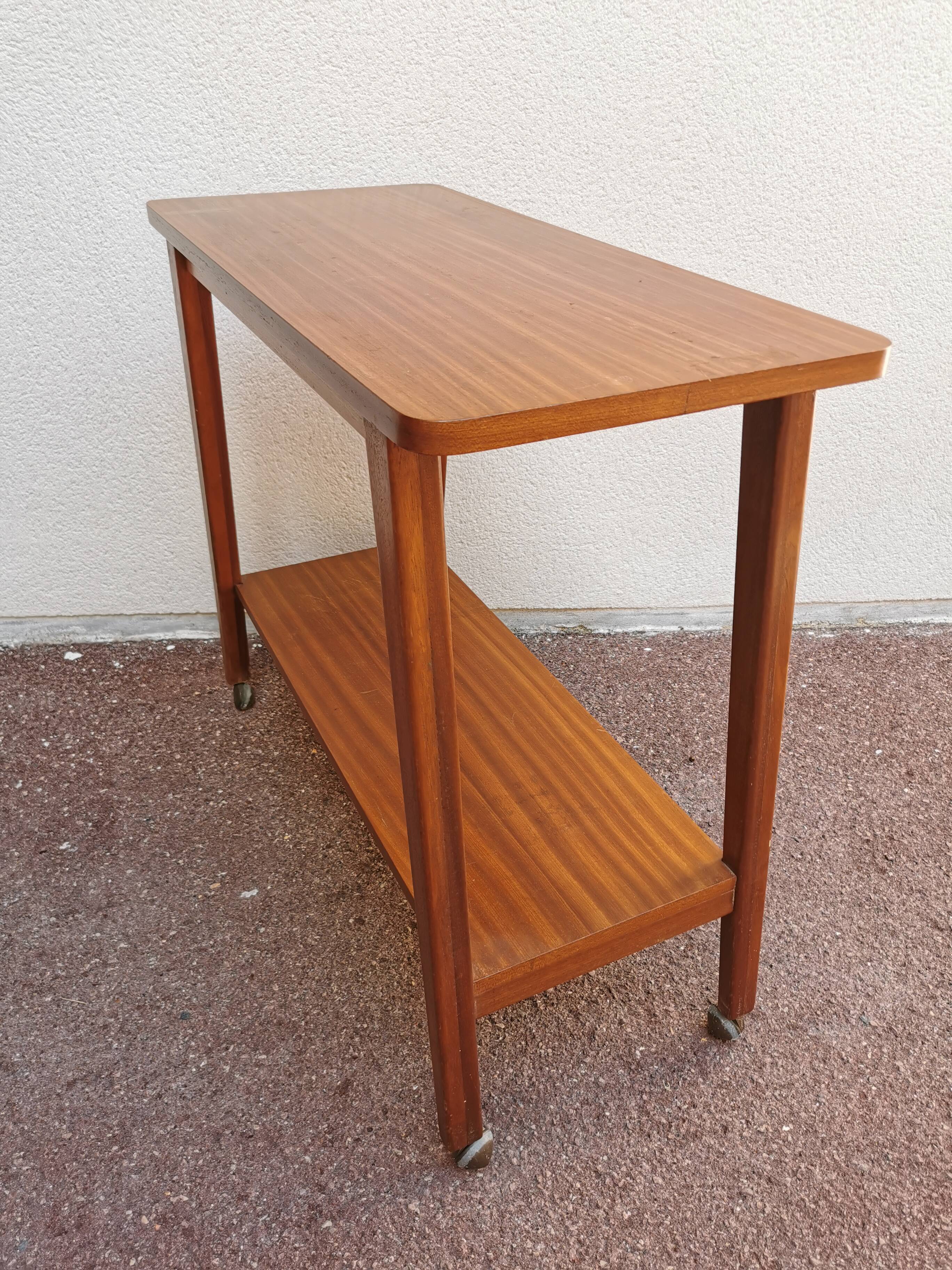 Serving table on wheels 50/60s