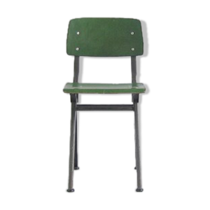 chaise enfant verte de