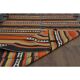 Vintage Turkish Oushak Handmade Wool Cotton Orange Area Rug 147x229