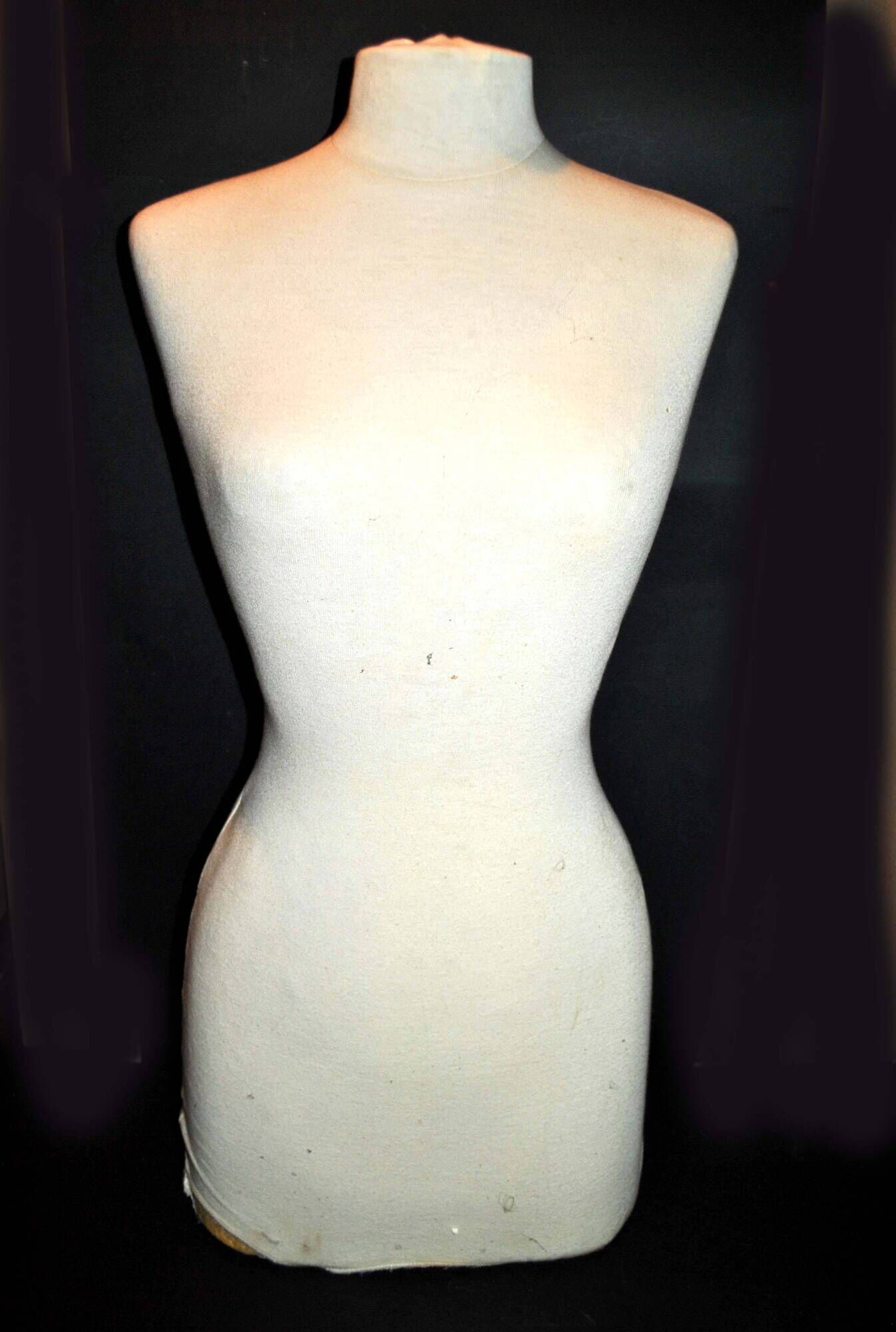 Vintage sewing bust - foam female fashion mannequin 1980