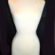 Vintage sewing bust - foam female fashion mannequin 1980