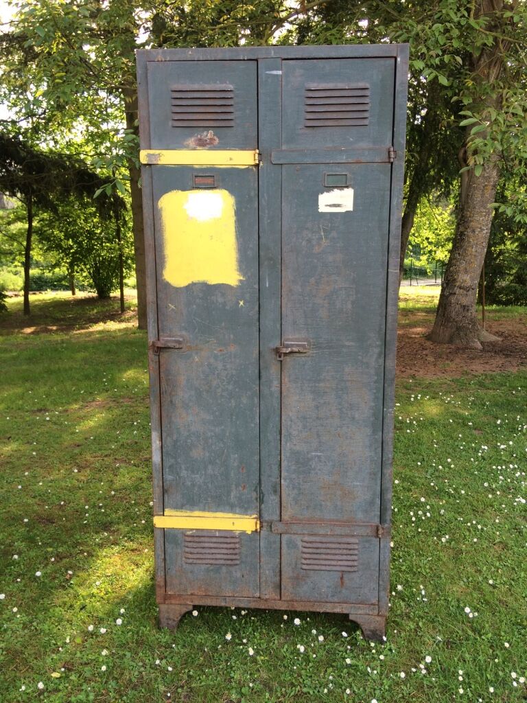 Locker metal cabinet factory 2 doors