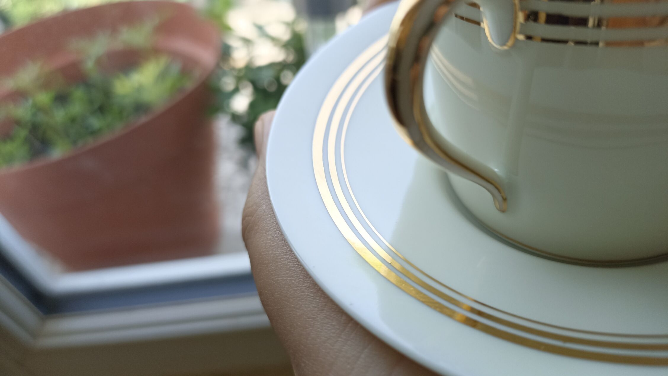Limoges porcelain espresso cup - Raynaud