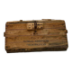Coffre industriel vintage en bois