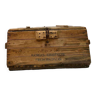 Vintage industrial wooden chest