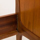 Danish mid century modern teak bed by Sidelmann Jakobsen, 1960s