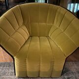 Fauteuil Moel par Inga Sempé pour Ligne Roset vert