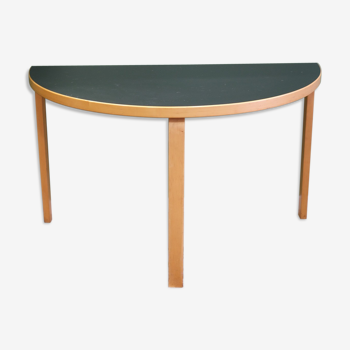 Half moon table n95 designed by Alvar Aalto for Artek