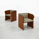Pair of Swedish modern armchairs, Sweden, 1940s