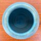Mid-century German minimalist studio pottery vase by Lu and Gerd Grove, 1964.