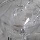 5 small engraved crystal stemmed glasses