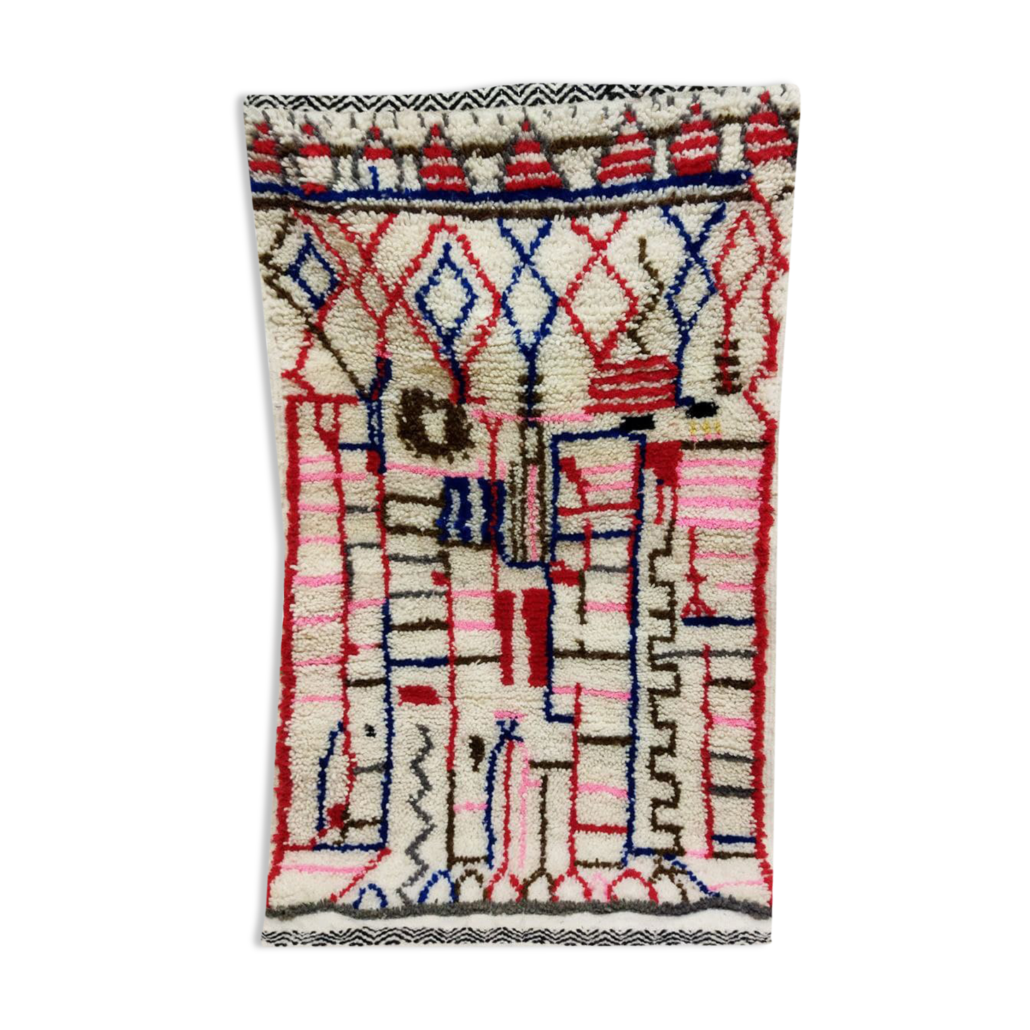 235x77cm Moroccan berber carpet