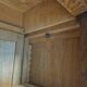 Antique oak administrative cupboard