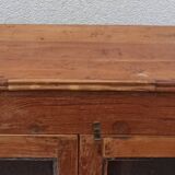 Old glazed teak cabinet