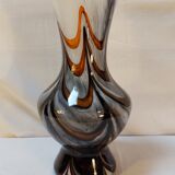 Murano Vase by Carlo Moretti - Marbled Florence Opaline - 70s