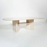 Vintage coffee table in travertine 1970